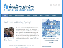 Tablet Screenshot of healingspring.org